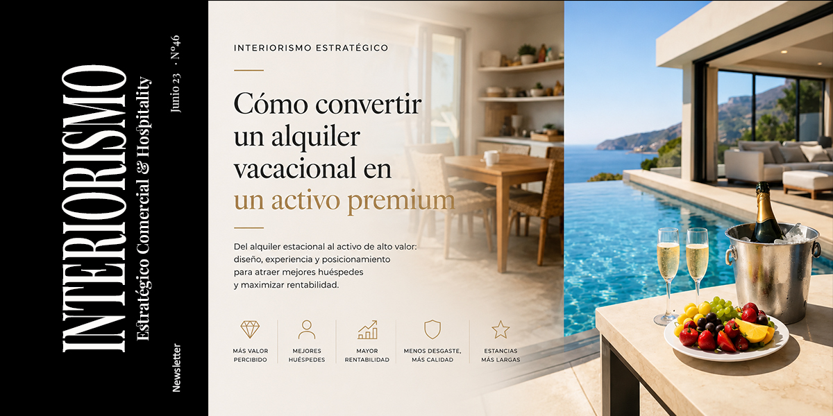 Cómo convertir un alquiler vacacional en un activo premium