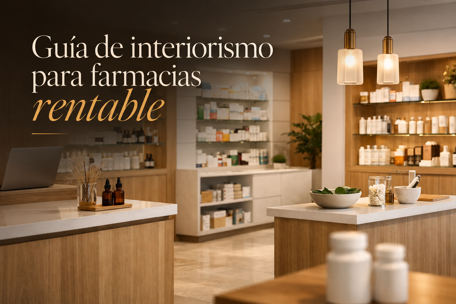 Guía de interiorismo para farmacias rentables